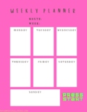 TO DO LIST WEEKLY, MONTHLY, SUBJECT PLANNER