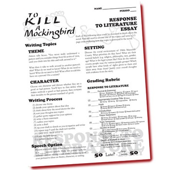 to kill a mockingbird essay prompts