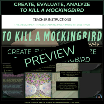 TO KILL A MOCKINGBIRD | TO KILL A MOCKINGBIRD GOOGLE SLIDES ASSIGNMENT