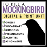 To Kill A Mockingbird by Harper Lee Unit Plan - Novel Stud