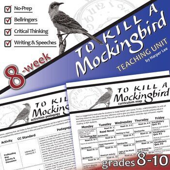 Preview of TO KILL A MOCKINGBIRD Novel Study Unit - Pre-reading, Fun Activities, Movie