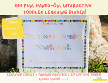 Preview of TODDLER LEARNING WORKBOOK