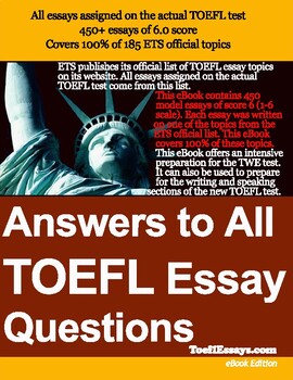 toefl essay with answers