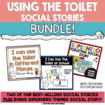 Preview of TOILETING SOCIAL STORY BUNDLE! | The ESSENTIALS