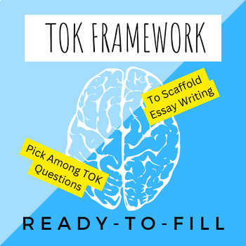 Preview of TOK Framework Practice Essay Graphic Organizer
