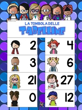 TOMBOLA DELLE TABELLINE by MAESTRA LARISSA