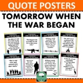TOMORROW WHEN THE WAR BEGAN Quote Posters