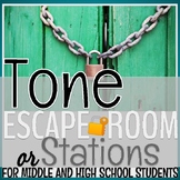 TONE Escape Room or Station Activity for Middle and High S