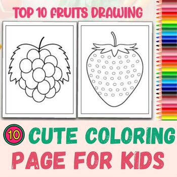 Fruits Drawing for Kids | Free Easy Fruits Drawing Ideas for Kids-saigonsouth.com.vn