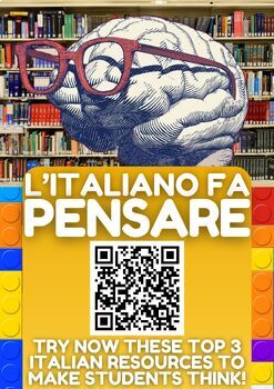 Preview of TOP 3 Italian Teaching Resources to make "Think in Italian" - 50% OFF