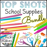 School Supplies Clips - TOP SHOTS - Complete Set