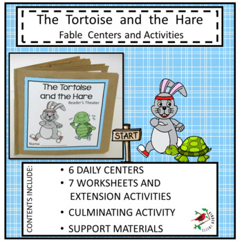 Preview of TORTOISE AND THE HARE FABLE UNIT FOR EMERGENT READERS