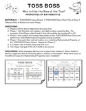 TOSS BOSS: A PROPERTIES OF MATHEMATICS GAME