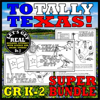 Preview of TOTALLY TEXAS SUPER-BUNDLE FOR GRADES K-2