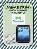 Seesaw activity 10 More 10 Less Using a number grid with p