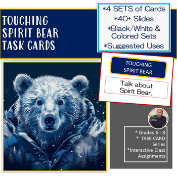 Preview of TOUCHING SPIRIT BEAR [TASK CARDS]