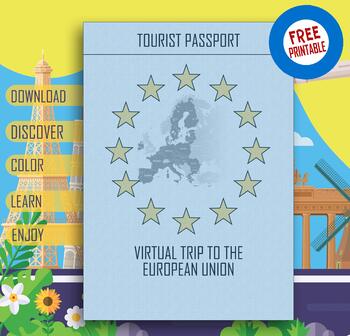 Preview of TOURIST PASSPORT - VIRTUAL TRIP TO THE EUROPEAN UNION