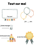 TOUT SUR MOI - all about me in French