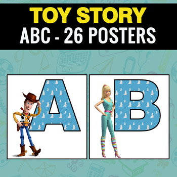 Preview of TOY STORY 26 Alphabet Posters LETTERS