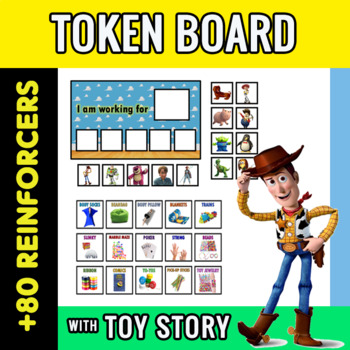 Preview of TOY STORY Token Board + 90 reinforcers