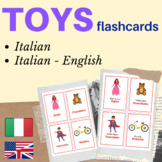 TOYS ITALIAN FLASH CARDS | Italian flashcards toys games |
