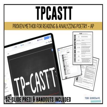 Preview of TPCASTT Purposeful Poetry Analysis | DIGITAL
