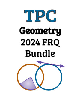 Preview of TPC Geometry 2024 FRQ Bundle