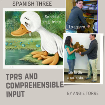 Preview of TPR Stories and Comprehensible Input for Spanish Three Distance Learning