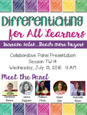 TPT 2016 Conference Handout*Differentiating for All Learne