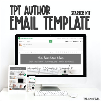 Preview of TPT Author Seller Email Template Note to Followers for Canva Starter Kit
