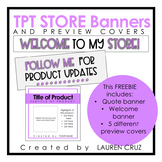 TPT Banner & Previews FREEBIE