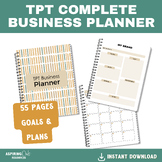 TPT Complete Business Planner for Sellers Goal Setting Pro