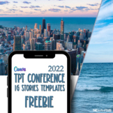 TPT Conference 2022 Instagram Story Templates Freebie