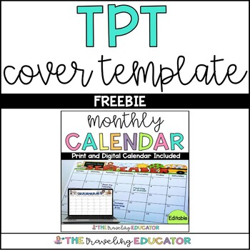 Preview of TPT Product Cover  Template