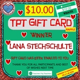 TPT GIFT CARD - NEVER GIVE UP ON MATH RAFFLE ***WINNER*** 