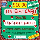 TPT GIFT CARD - NEVER GIVE UP ON MATH RAFFLE ***WINNER*** 