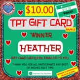 TPT GIFT CARD - NEVER GIVE UP ON MATH RAFFLE ***WINNER*** 