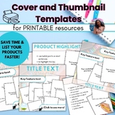 TPT Product Cover and Thumbnail Canva Templates EDITABLE M