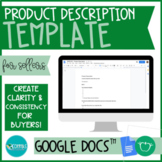 TPT Product Description Template FOR SELLERS