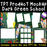 TPT Product Listing Mockup- Green School Supplies