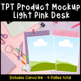 TPT Product Listing Mockup- Light Pink Desk