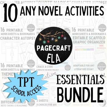 Preview of TPT School Access | Essentials BUNDLE for Any Novel or Fiction