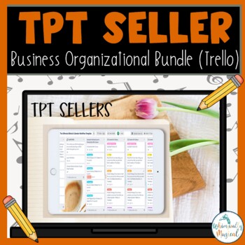 Preview of TPT Seller Business Organizational Bundle (Trello)