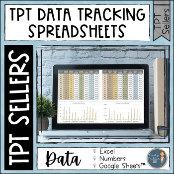 Preview of TPT Seller Data Tracking Spreadsheets - Teachers Pay Teachers