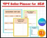 TPT Seller EDITABLE  Planner for SEO: Boost Your Product V