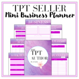 TPT Seller Mini Planner- Marketing and Sales Goals