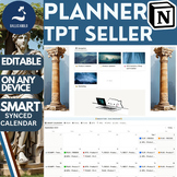 TPT Seller Planner 23-24 Digital Notion Template Editable