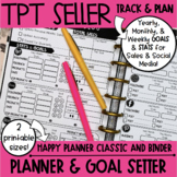 TPT Seller Planner, Goal Setter, & Goal Tracker
