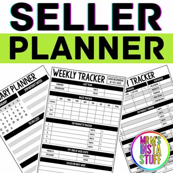 Preview of TPT Seller Planner Perfect for TPT Sellers 2023 Planner