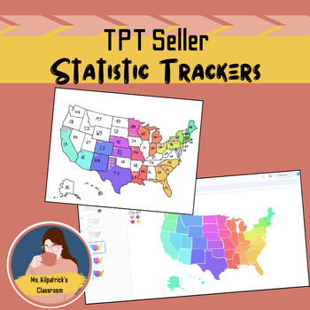 Preview of TPT Seller Statistics Trackers| Microsoft & Google Versions